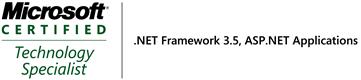 Microsoft Certified Technology Specialist, .NET Framework 3.5 ASP.NET applications
