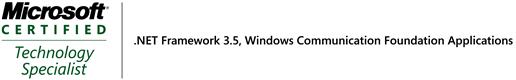 Microsoft Certified Technology Specialist, .NET Framework 3.5 Windows Communication Foundation applications
