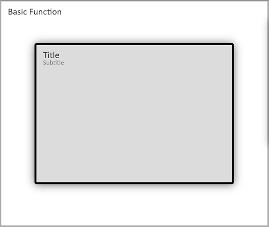 Peakboard web runtime, actual image of the same area with a wide shadow around the rectangle